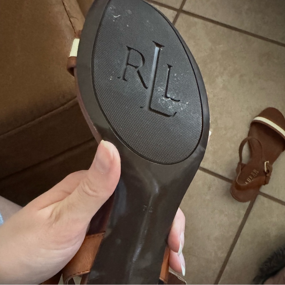 Ralph Lauren brown sandals - Picture 4 of 9